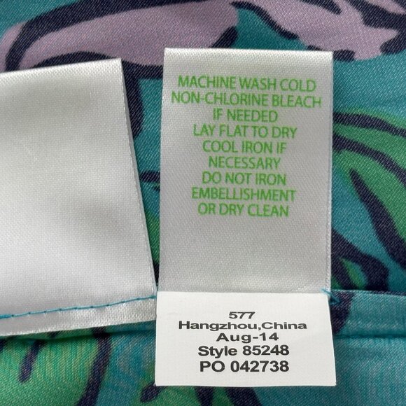 NWT Beautiful Lilly Pulitzer Joanna Maxi Dress HTF Size14 Gold Details on Straps - Picture 13 of 14